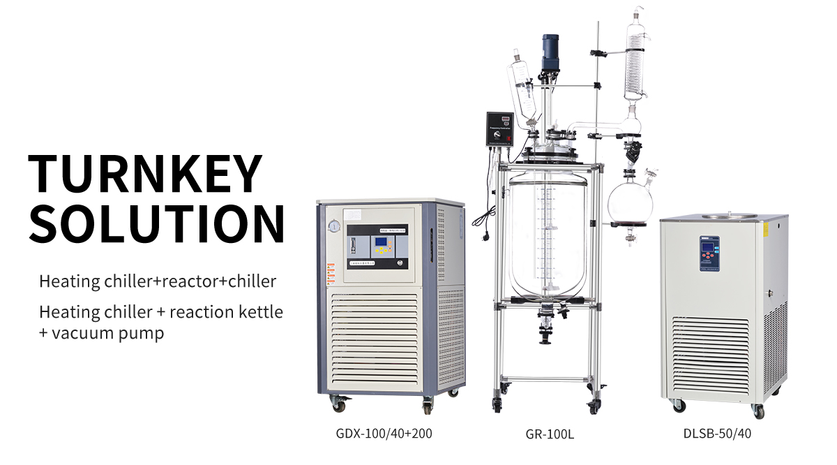 Three methods to test the tightness of double glass reactor