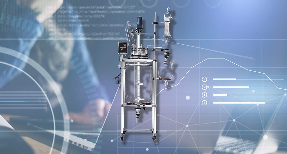 Reasons for cracking of double layer glass reactor.