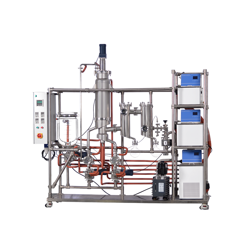 Wiped film oil distillation extraction equipment