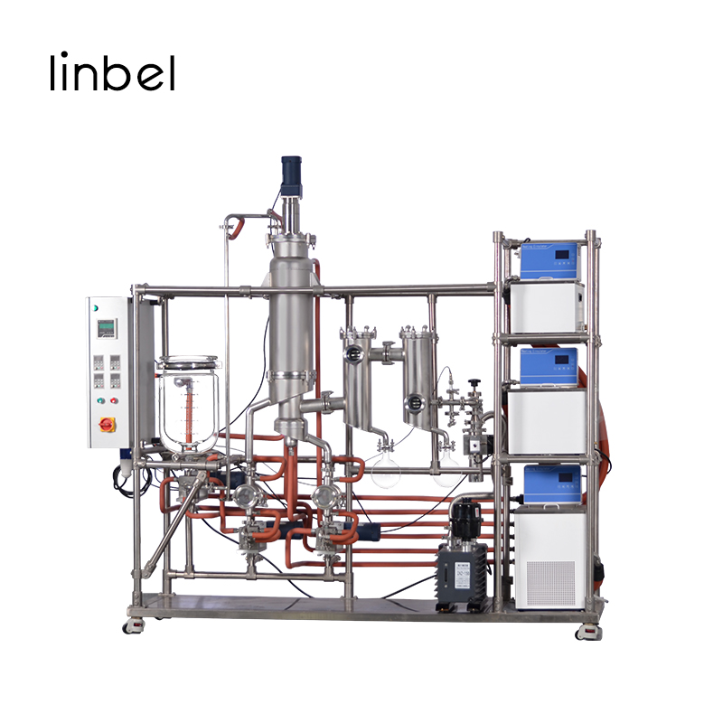 Wiped film oil distillation extraction equipment