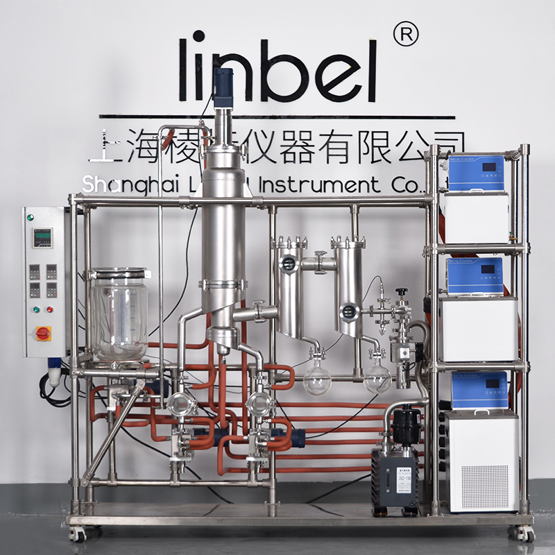 Wiped film oil distillation extraction equipment